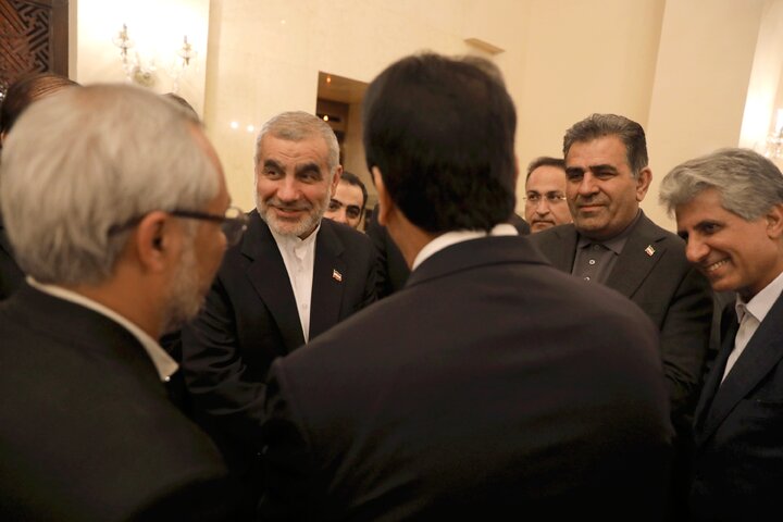 دیدار صمیمانه علی نیکزاد نایب‌رئیس مجلس و هیأت پارلمانی ایران با یوسف رضا گیلانی رئیس مجلس سنای پاکستان