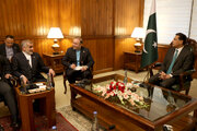 دیدار نیکزاد و هیئت پارلمانی ایران با رئیس مجلس ملی پاکستان