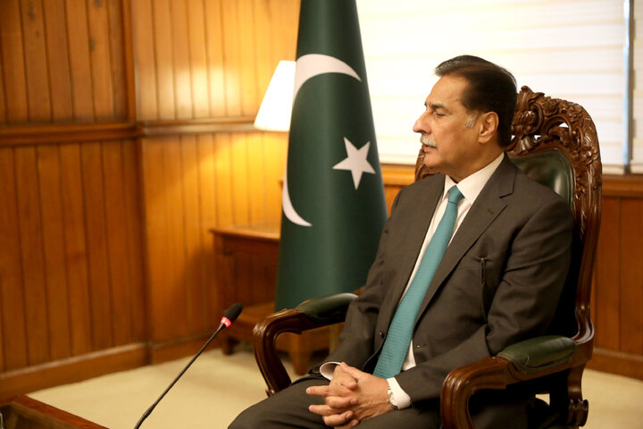 دیدار دکتر نیکزاد با سردار ایاز صادق رئیس مجلس ملی پاکستان