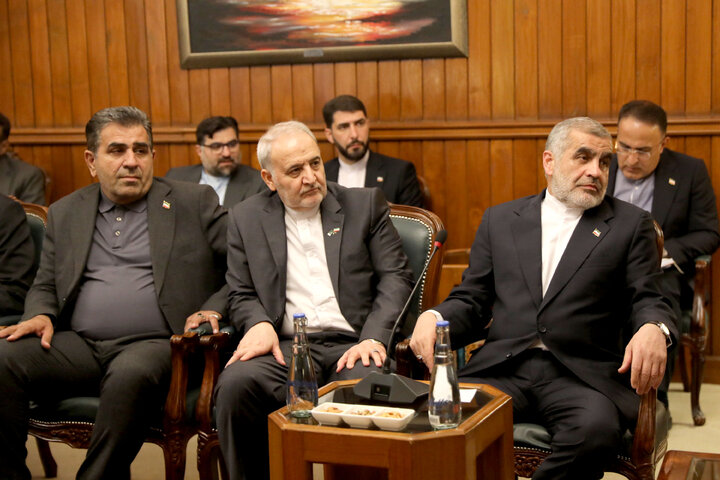 دیدار دکتر نیکزاد با سردار ایاز صادق رئیس مجلس ملی پاکستان