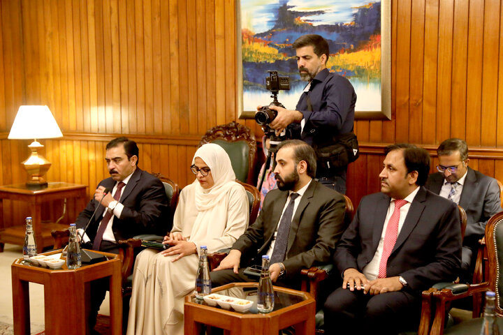 دیدار دکتر نیکزاد با سردار ایاز صادق رئیس مجلس ملی پاکستان