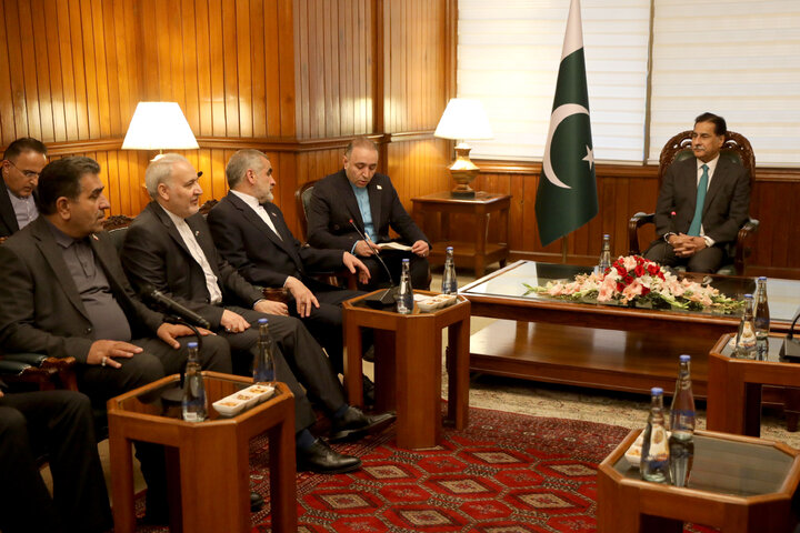 دیدار دکتر نیکزاد با سردار ایاز صادق رئیس مجلس ملی پاکستان