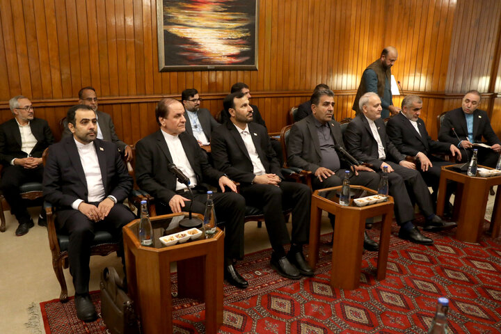 دیدار دکتر نیکزاد با سردار ایاز صادق رئیس مجلس ملی پاکستان