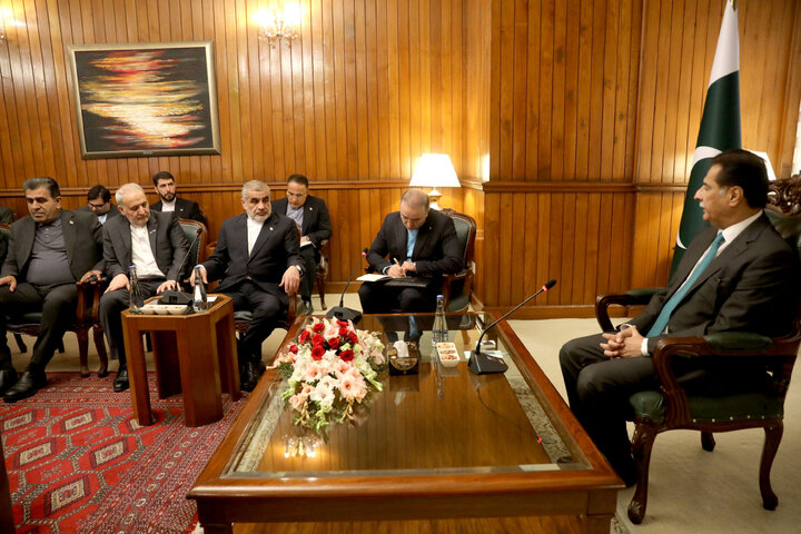 دیدار دکتر نیکزاد با سردار ایاز صادق رئیس مجلس ملی پاکستان