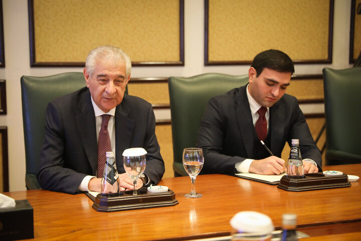 دیدار علی نیکزاد نایب‌رئیس مجلس با نایب‌رئیس مجلس ملی آذربایجان