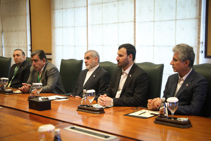 دیدار علی نیکزاد نایب‌رئیس مجلس با نایب‌رئیس مجلس ملی آذربایجان