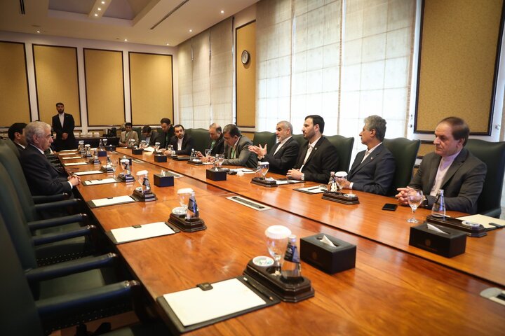 دیدار علی نیکزاد نایب‌رئیس مجلس با نایب‌رئیس مجلس ملی آذربایجان