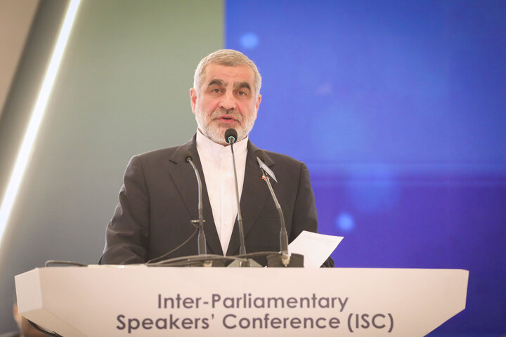 حضور و سخنرانی نیکزاد ثمرین نایب رئیس مجلس در کنفرانس بین‌پارلمانی رؤسای مجالس (ISC)