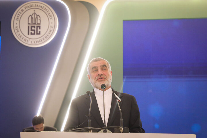 حضور و سخنرانی نیکزاد ثمرین نایب رئیس مجلس در کنفرانس بین‌پارلمانی رؤسای مجالس (ISC)