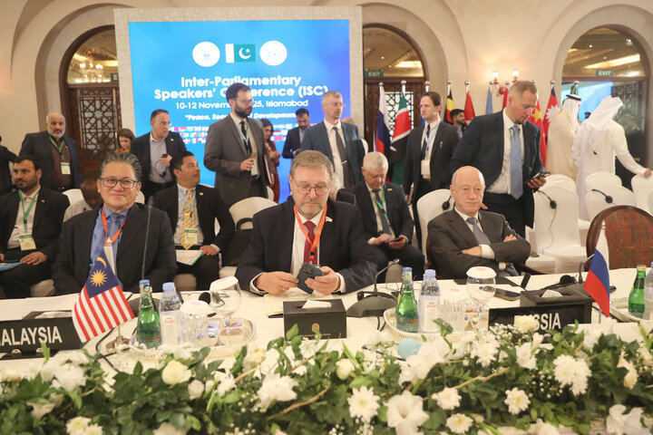 حضور و سخنرانی نیکزاد ثمرین نایب رئیس مجلس در کنفرانس بین‌پارلمانی رؤسای مجالس (ISC)