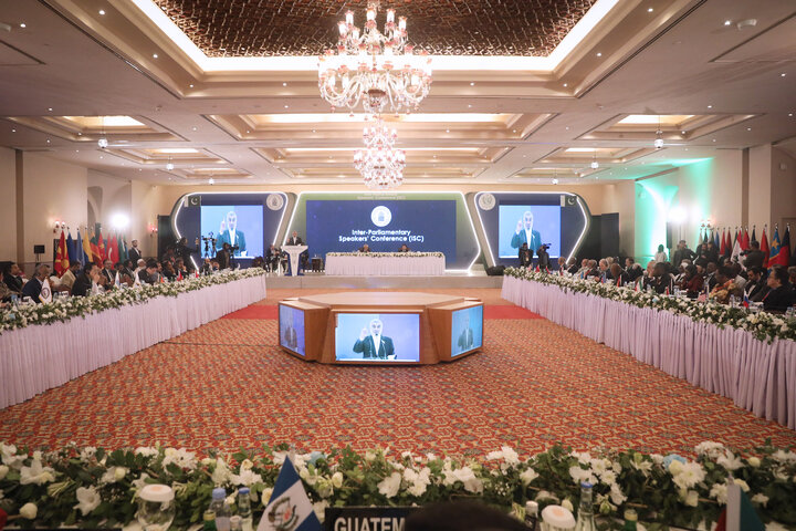 حضور و سخنرانی نیکزاد ثمرین نایب رئیس مجلس در کنفرانس بین‌پارلمانی رؤسای مجالس (ISC)