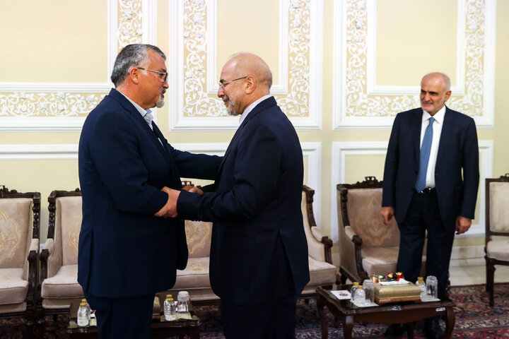 دیدار معاون سیاسی رئیس مجلس لبنان با دکتر قالیباف