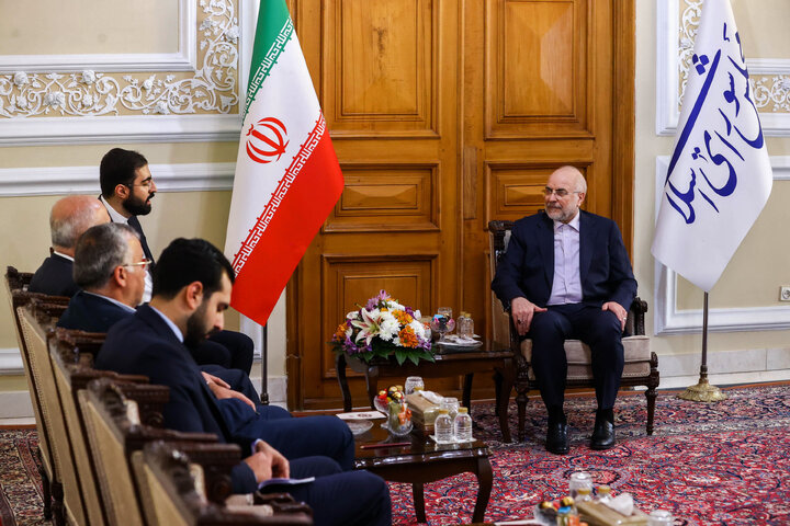 دیدار معاون سیاسی رئیس مجلس لبنان با دکتر قالیباف