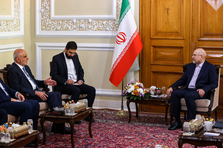 دیدار معاون سیاسی رئیس مجلس لبنان با دکتر قالیباف