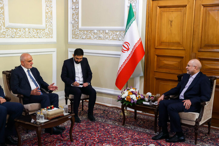 دیدار معاون سیاسی رئیس مجلس لبنان با دکتر قالیباف