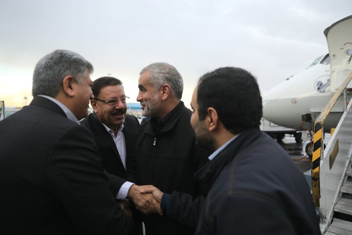 استقبال از نایب رئیس مجلس در بدو ورود به استان آذربایجان شرقی