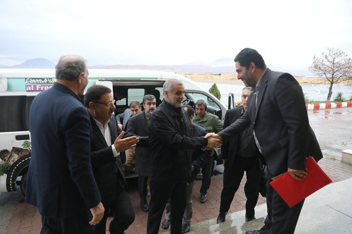 استقبال از نایب رئیس مجلس در بدو ورود به استان آذربایجان شرقی