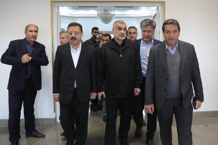 استقبال از نایب رئیس مجلس در بدو ورود به استان آذربایجان شرقی