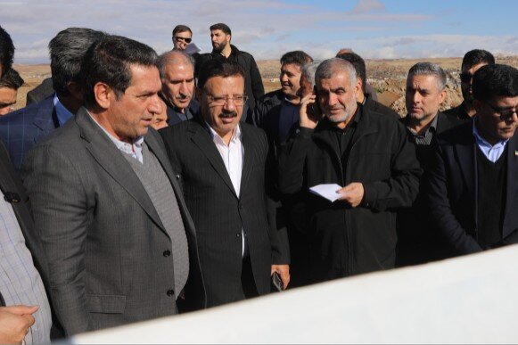 بازدید نیکزاد از روند احداث بزرگراه هشترود مراغه تمرچین