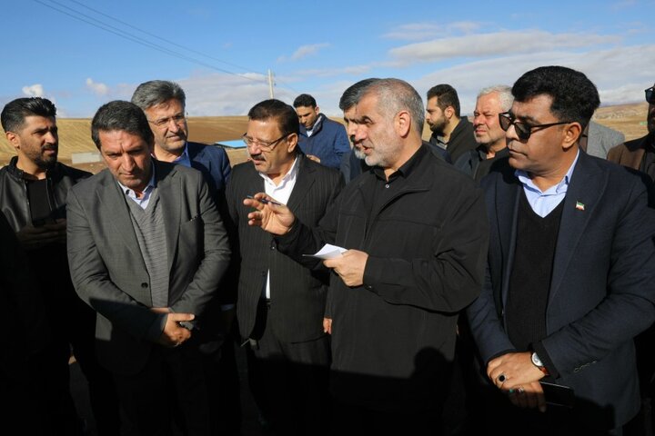 بازدید نیکزاد از روند احداث بزرگراه هشترود مراغه تمرچین