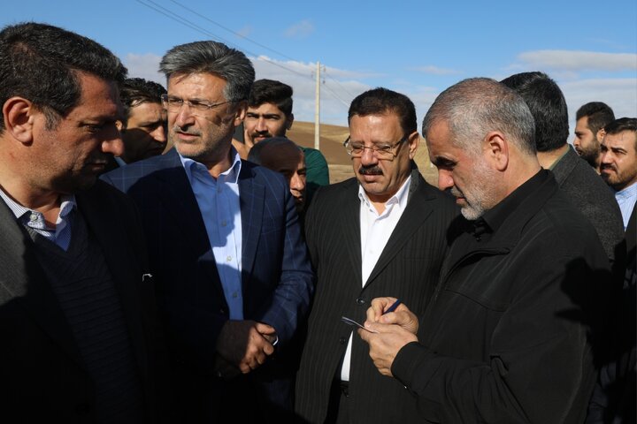 بازدید نیکزاد از روند احداث بزرگراه هشترود مراغه تمرچین