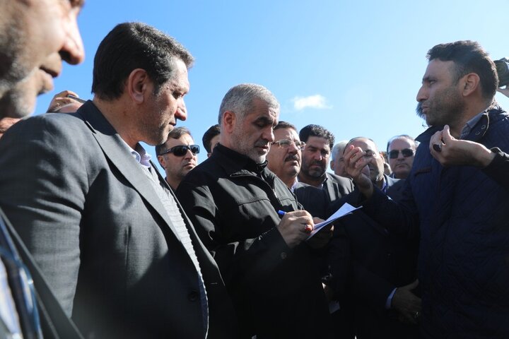 بازدید علی نیکزاد نایب‌رئیس مجلس از پروژه راه اصلی میاندوآب-میانه