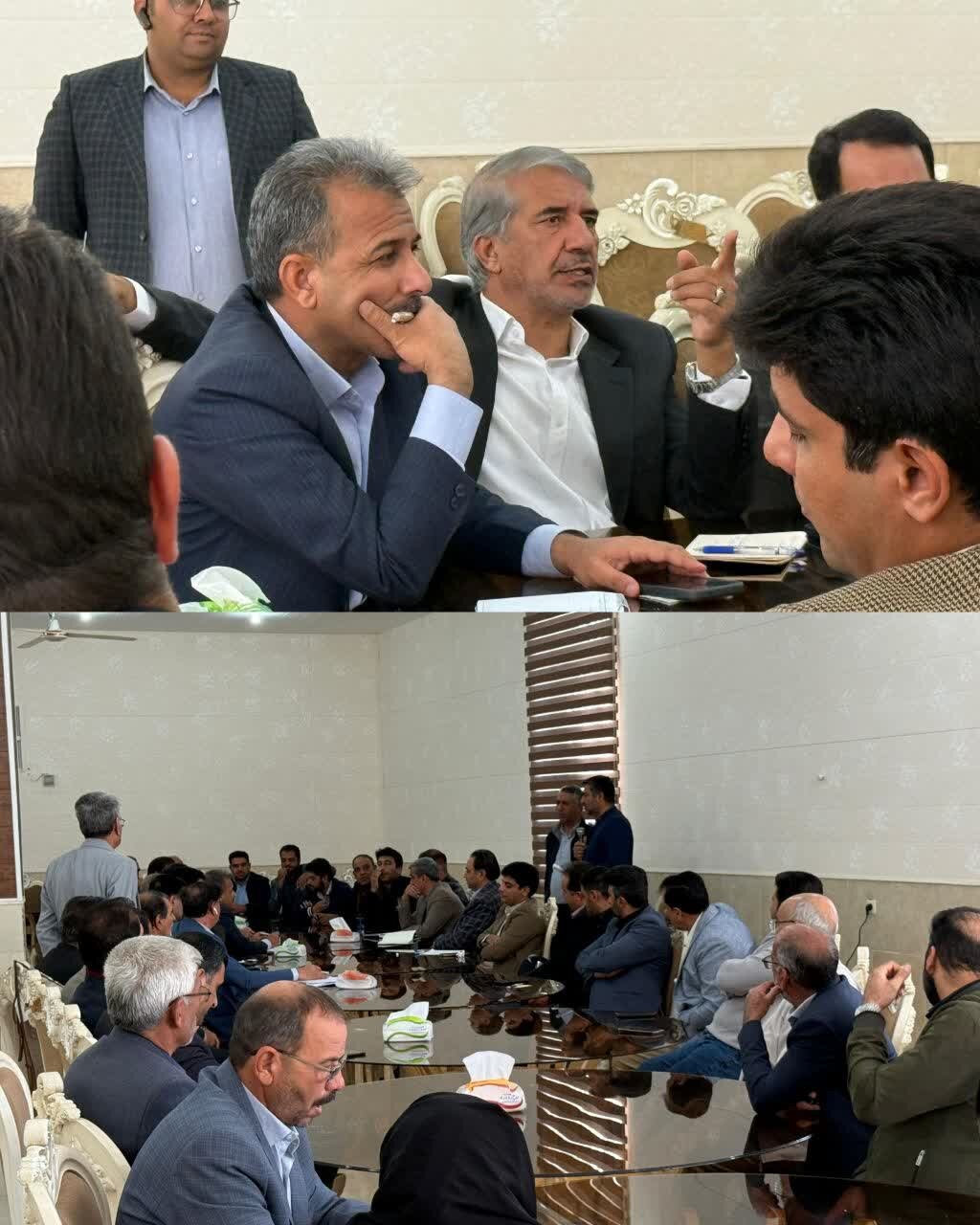 دیدار و گفت و گو انارکی با دهیاران حومه شرقی رفسنجان/ ۶۰۰ واحد تولیدی و روستاهای شرق رفسنجان چشمانتظار عدالت