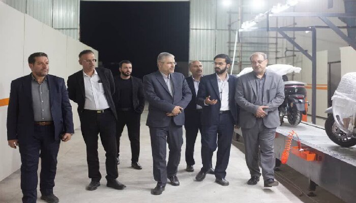 واحد تولید و مونتاژ موتورسیکلت برقی بوشهر افتتاح شد