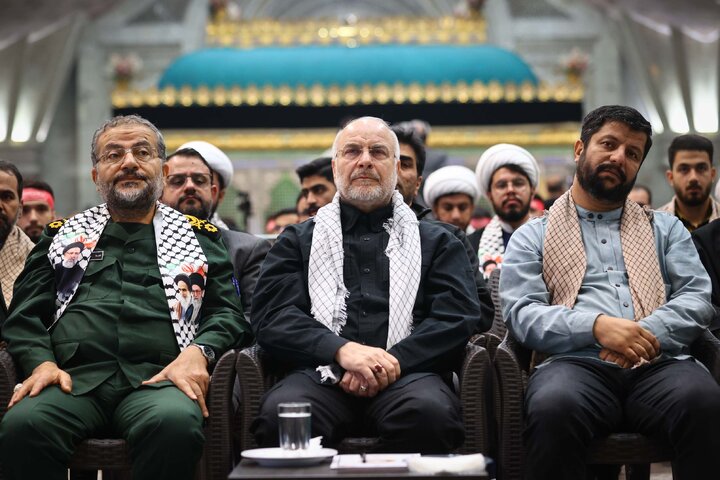 گردهمایی بسیجیان دانشجو و طلبه با حضور و سخنرانی دکتر قالیباف