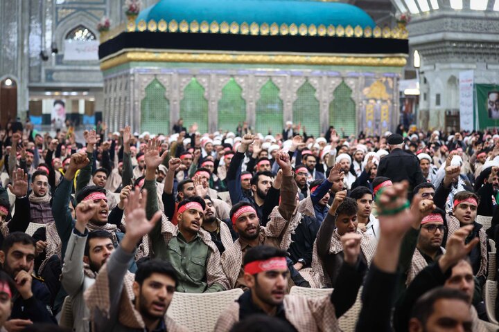 گردهمایی بسیجیان دانشجو و طلبه با حضور و سخنرانی دکتر قالیباف