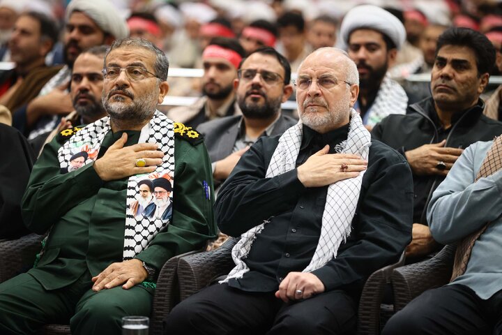 گردهمایی بسیجیان دانشجو و طلبه با حضور و سخنرانی دکتر قالیباف