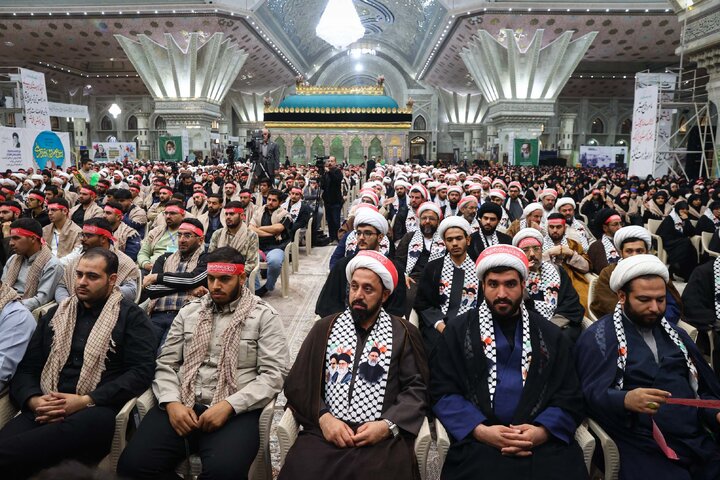 گردهمایی بسیجیان دانشجو و طلبه با حضور و سخنرانی دکتر قالیباف