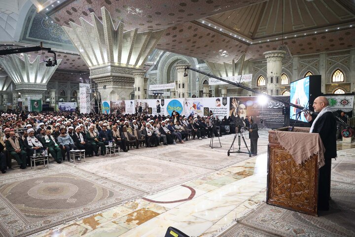 گردهمایی بسیجیان دانشجو و طلبه با حضور و سخنرانی دکتر قالیباف