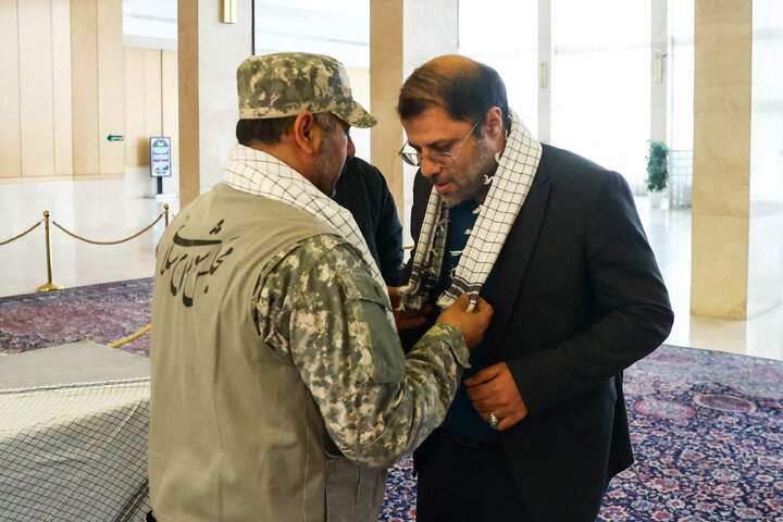 مراسم گرامیداشت هفته بسیج و آغاز به کار پایگاه مقاومت بسیج شهید مدرس