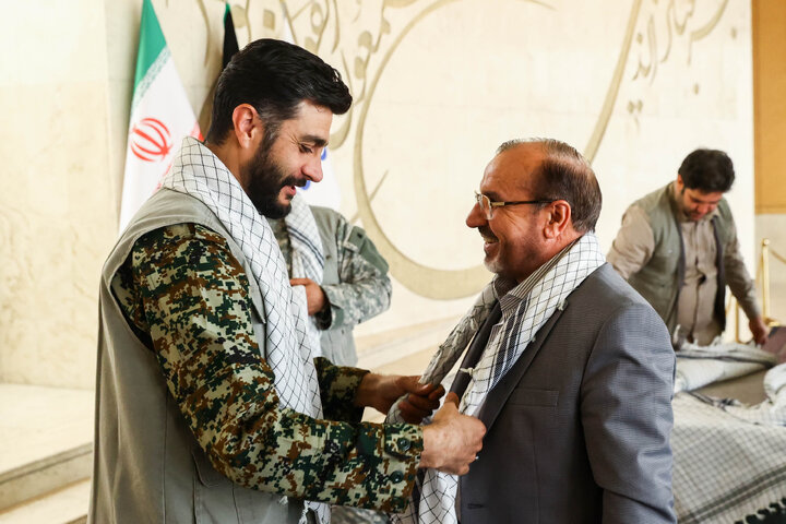 مراسم گرامیداشت هفته بسیج و آغاز به کار پایگاه مقاومت بسیج شهید مدرس