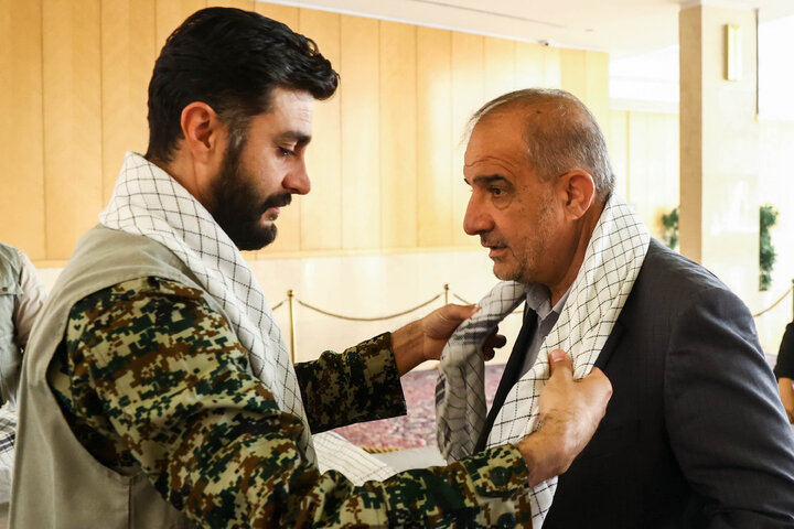 مراسم گرامیداشت هفته بسیج و آغاز به کار پایگاه مقاومت بسیج شهید مدرس