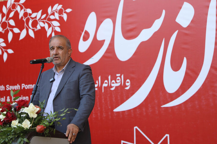 حضور و سخنرانی رییس کمیسیون_ کشاورزی در چهارمین جشنواره م ملی انار ساوه