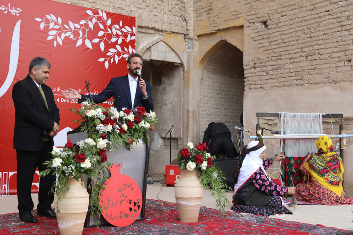 حضور و سخنرانی رییس کمیسیون_ کشاورزی در چهارمین جشنواره م ملی انار ساوه