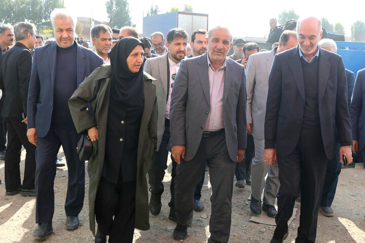 حضور در افتتاحییه چهارمین نمایشگاه جشنواره انار ساوه