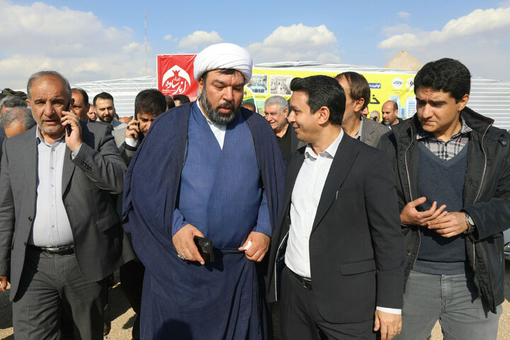 حضور در افتتاحییه چهارمین نمایشگاه جشنواره انار ساوه