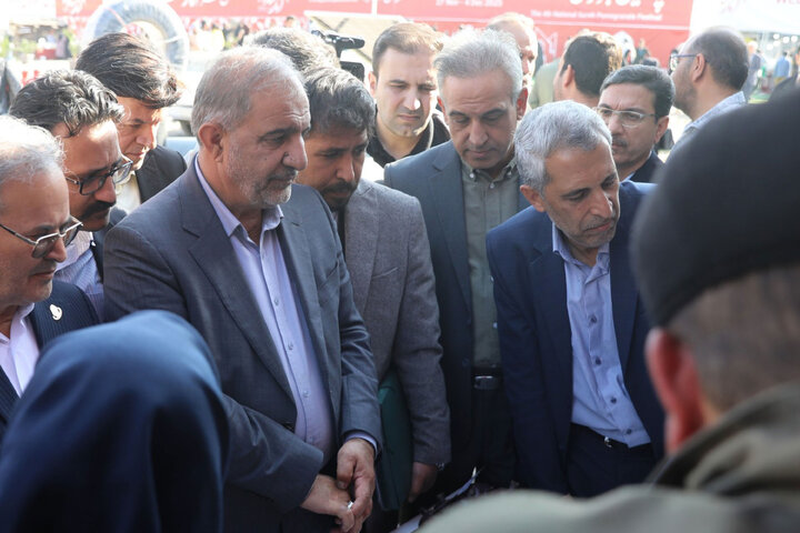 حضور در افتتاحییه چهارمین نمایشگاه جشنواره انار ساوه