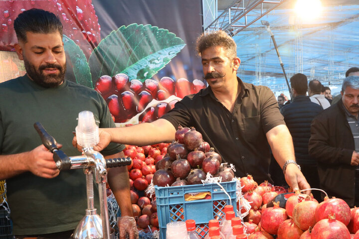 حضور در افتتاحییه چهارمین نمایشگاه جشنواره انار ساوه