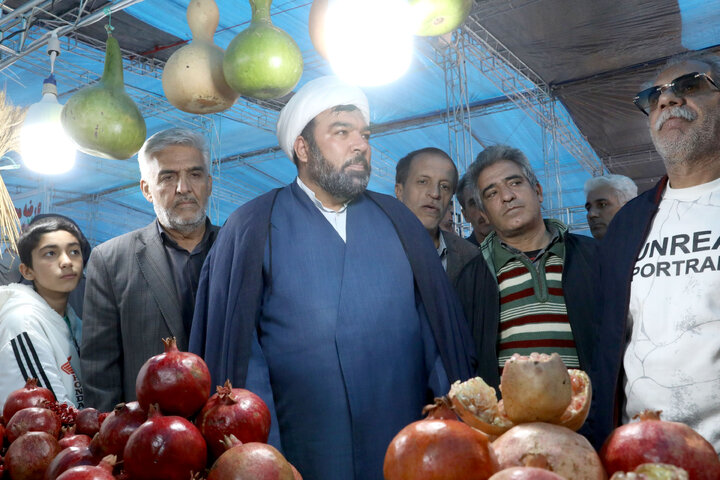 حضور در افتتاحییه چهارمین نمایشگاه جشنواره انار ساوه