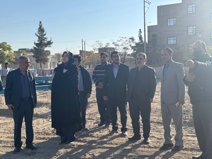 بازدید زنگنه از عملیات بزرگترین مجموعه فرهنگی شهرستان «مه ولات»