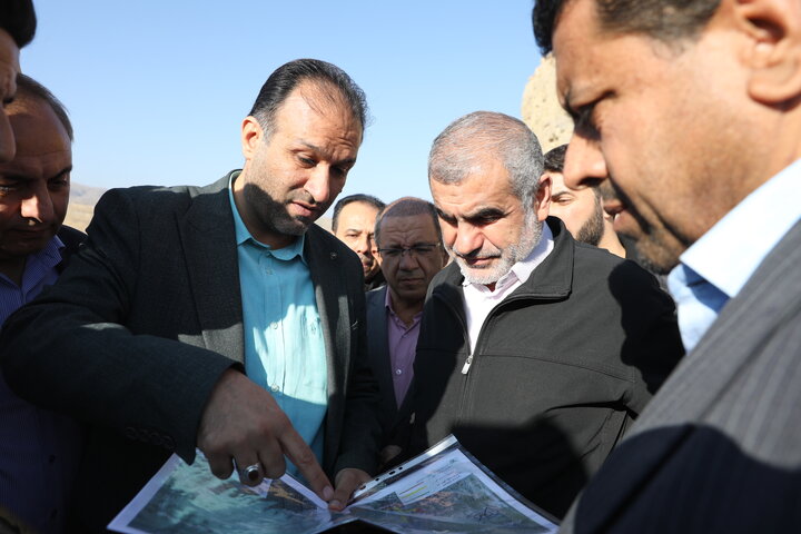 بازدید نایب رئیس مجلس از بزرگراه طرقبه به شاندیز