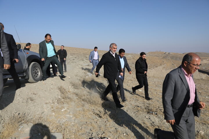 بازدید نایب رئیس مجلس از بزرگراه طرقبه به شاندیز