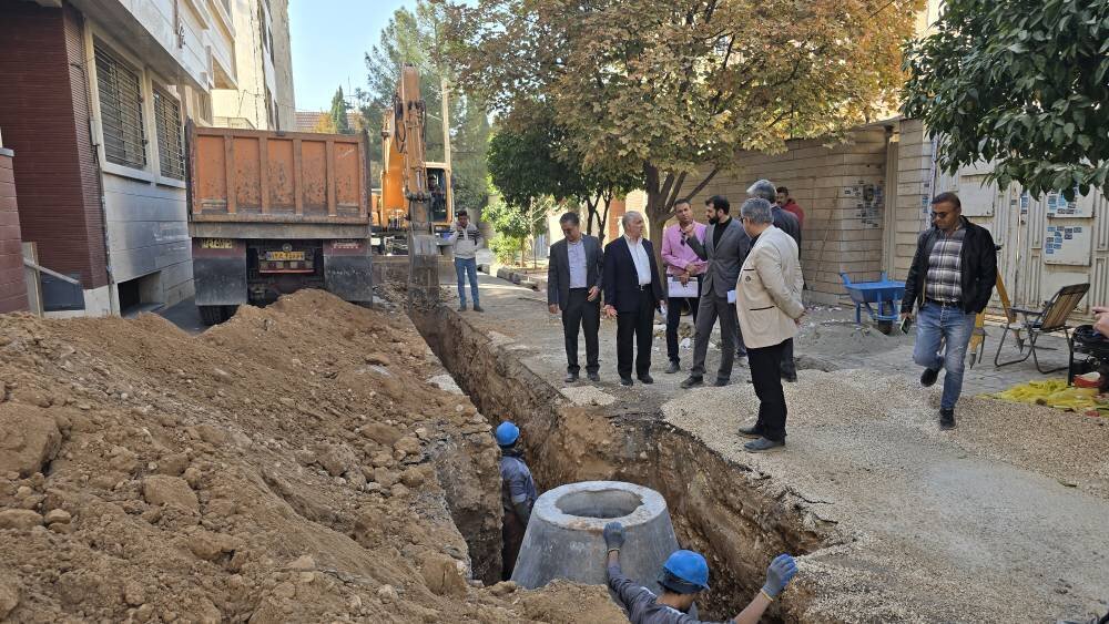 بازدید میدانی نجابت از طرح‌های شرکت آب و فاضلاب شیراز