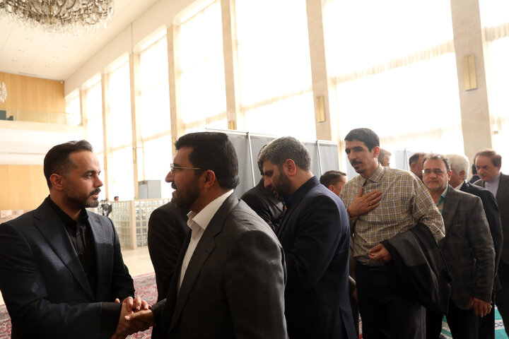 مراسم ختم خواهر رحمت نوروزی نماینده علی آباد در مجلس شورای اسلامی