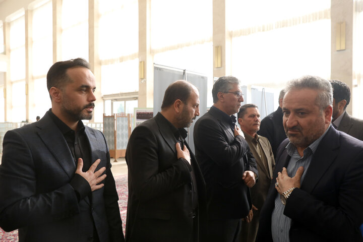 مراسم ختم خواهر رحمت نوروزی نماینده علی آباد در مجلس شورای اسلامی