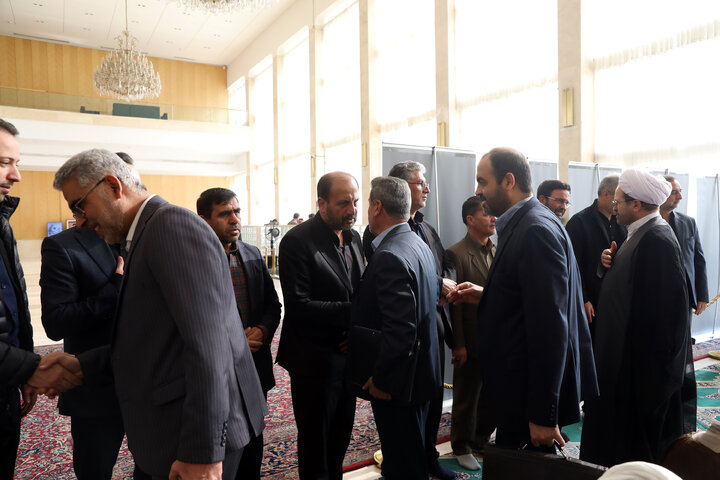 مراسم ختم خواهر رحمت نوروزی نماینده علی آباد در مجلس شورای اسلامی